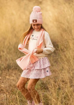 Todos Os Acessórios-Conguitos Gorro Pompom Rosa Menina
