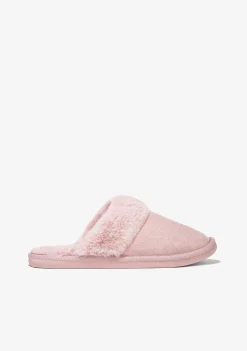 Chinelos Para Casa-Conguitos Home Chinelo Rosa Metalico