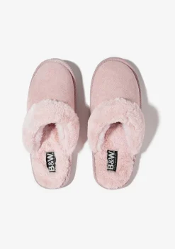 Chinelos Para Casa-Conguitos Home Chinelo Rosa Metalico