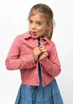 Roupas De Menina-Conguitos Jaqueta Rosa De Menina