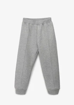 Roupas De Menina-Conguitos Joggers Basicos Cinzentos De Menina