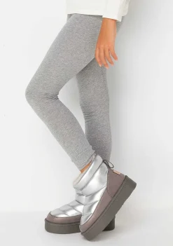 Roupas De Menina-Conguitos Joggers Em Jersey Cinzento Para Menina