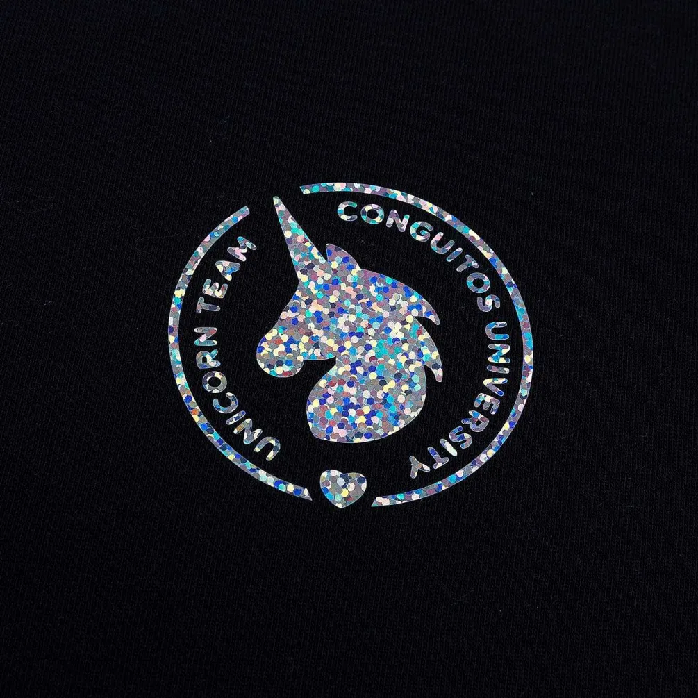 Calcas E Leggings-Conguitos Leggings De Algodao Preto De Menina