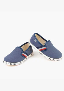 Tênis-Conguitos Lona Azul Menino