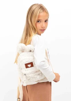 Todos Os Acessórios-Conguitos Mochila Coelho Bege De Menina
