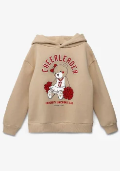 Moletons-Conguitos Moletom Teddy Bege Menina