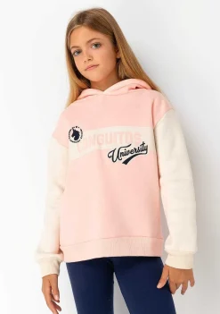 Moletons-Conguitos Moletom Universitario Rosa Feminino