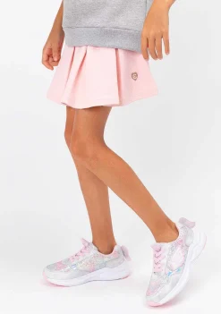 Roupas De Menina-Conguitos Saia Basica Rosa De Menina