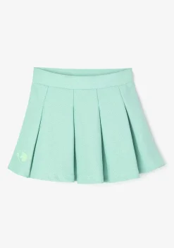 Roupas De Menina-Conguitos Saia Plissada Caixa Menta Para Menina