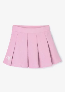 Roupas De Menina-Conguitos Saia Plissada Caixa Rosa Menina