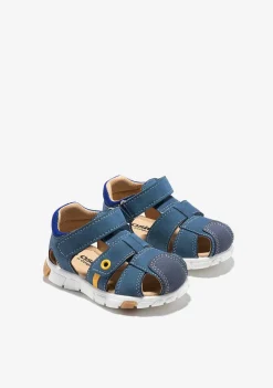 Sapatos De Menina-Conguitos Sandálias Azul Bebé
