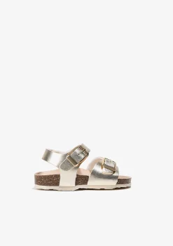 Sapatos De Bebé-Conguitos Sandálias Baby Platinum Bio Metalizadas