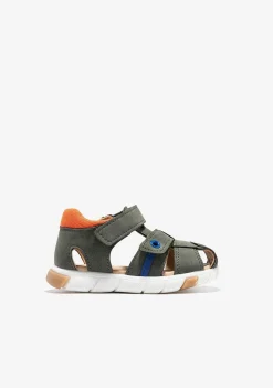 Sapatos De Menina-Conguitos Sandálias Bebé Caqui