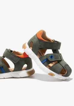 Sapatos De Menina-Conguitos Sandálias Bebé Caqui