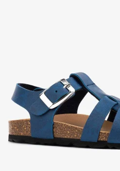 Sandálias-Conguitos Sandálias Bio Com Tiras Azul Para Bebé