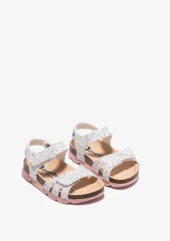 Sapatos De Menina-Conguitos Sandálias Bio Glitter Multicor De Menina