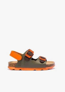 Sapatos De Menino-Conguitos Sandálias Bio Multicolor Caqui Menino Para Menino