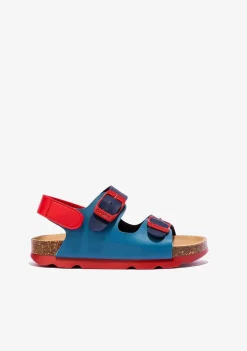 Sapatos De Menino-Conguitos Sandálias Bio Multicor Azul Menino