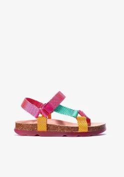 Sapatos De Menina-Conguitos Sandálias Bio Multicor De Menina P&B