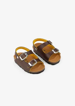 Sapatos De Bebé-Conguitos Sandálias Bio Sinteticas Bebé Castanhas