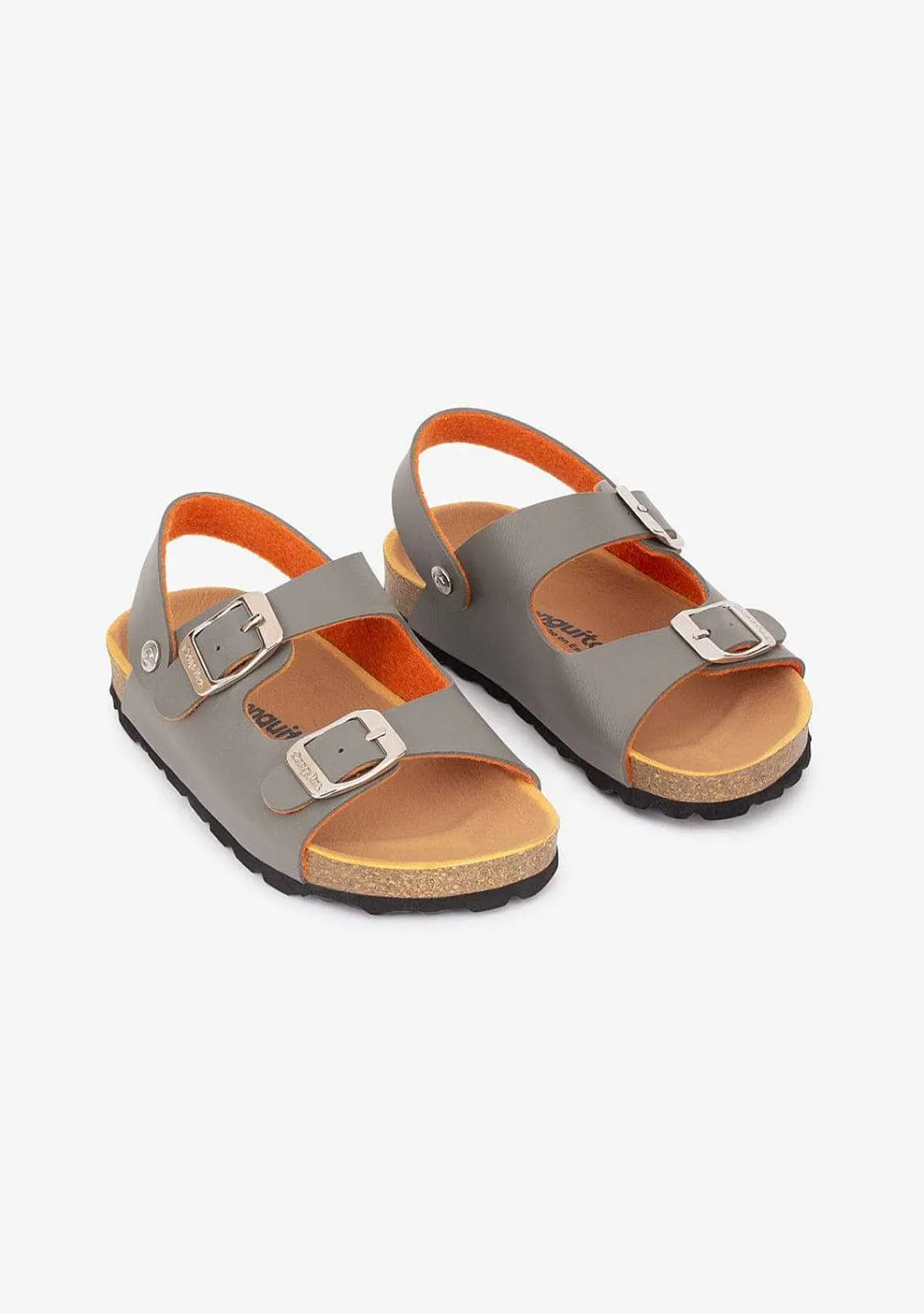 Sapatos De Menino-Conguitos Sandálias Bio Sinteticas Caqui Para Menino
