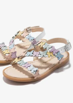 Sapatos De Menina-Conguitos Sandálias Borboleta Branca