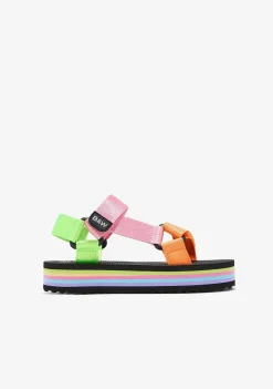 Sapatos De Menina-Conguitos Sandálias Com Plataforma Multicolor P&B