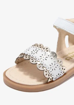 Sapatos De Menina-Conguitos Sandálias De Fivela Brancas Para Bebé