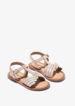 Sapatos De Menina-Conguitos Sandálias De Fivela Multicor De Menina Napa