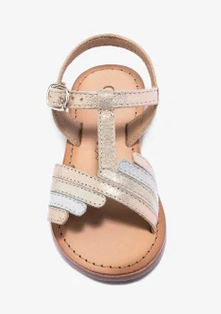 Sapatos De Menina-Conguitos Sandálias De Fivela Multicor De Menina Napa