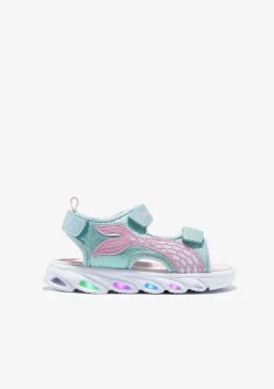 Sapatos De Menina-Conguitos Sandálias Esportivas Sereia Com Luzes