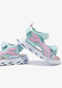 Sapatos De Menina-Conguitos Sandálias Esportivas Sereia Com Luzes