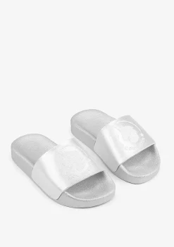 Apresentacoes-Conguitos Sandálias Prateadas Para Piscina Unicorn