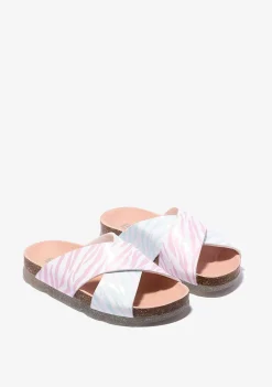 Sapatos De Menina-Conguitos Sandálias Zebra Bio Multicor De Menina P&B