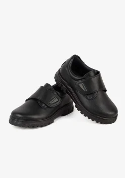 Sapatos De Menino-Conguitos Sapatos Escolares De Couro Lavaveis Com Sola Azul Marinho Para Menino