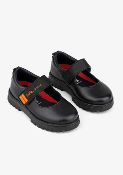 Sapatos De Menina-Conguitos Sapatos Escolares Femininos Do Sistema Goflex Da Marinha
