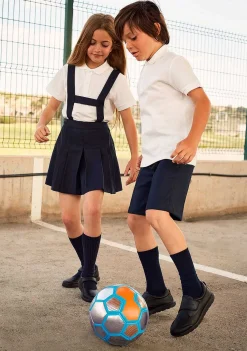 Sapatos De Menina-Conguitos Sapatos Escolares Indestrutiveis Da Marinha Para Meninas