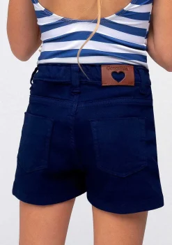 Roupas De Menina-Conguitos Shorts Marinho Feminino