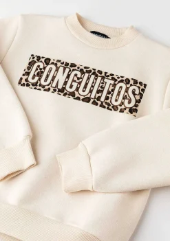 Moletons-Conguitos Sweatshirt Bege Menina