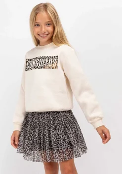 Moletons-Conguitos Sweatshirt Bege Menina
