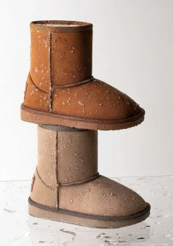 Botas Australianas-Conguitos Tan Basic Australian Boots Repelente De Agua P&B