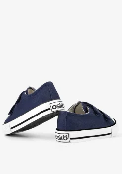 Tênis Casuais-Conguitos Tênis Basico Azul Marinho Para Bebé Em Lona