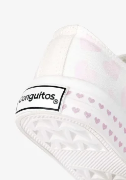 Tênis Casuais-Conguitos Tênis Branco Luz Solar Para Menina
