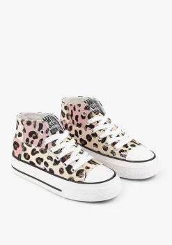 Tênis Casuais-Conguitos Tênis Cano Alto B&W Leo Patchwork