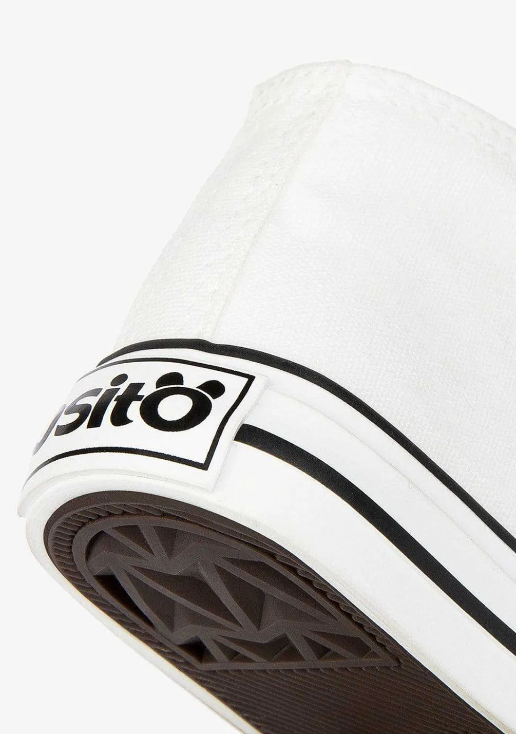 Tênis Casuais-Conguitos Tênis Cano Alto Com Cordao Branco Para Bebé Em Lona