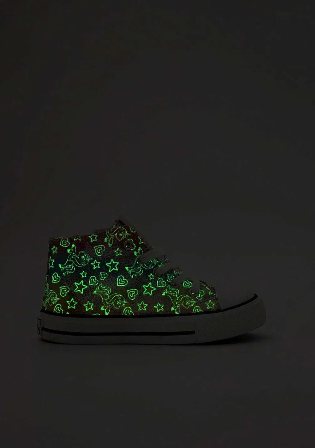 Tênis Casuais-Conguitos Tênis Cano Alto Multicolorido Glow In The Dark