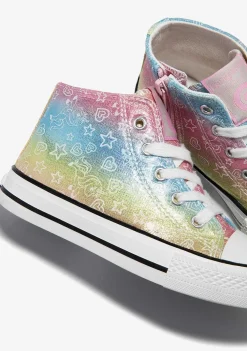 Tênis Casuais-Conguitos Tênis Cano Alto Multicolorido Glow In The Dark