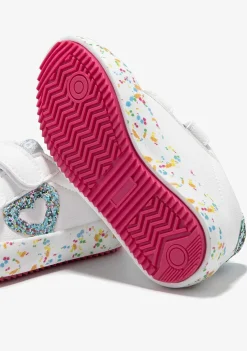 Tênis Casuais-Conguitos Tênis Confetti Glitter Branco Bebé