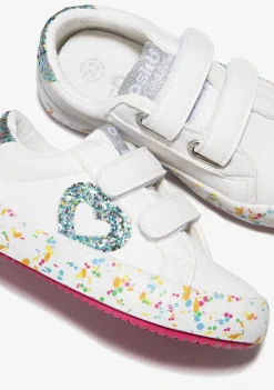 Tênis Casuais-Conguitos Tênis Confetti Glitter Branco Bebé
