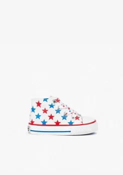 Tênis Casuais-Conguitos Tênis De Cano Alto De Lona Baby'S Stars